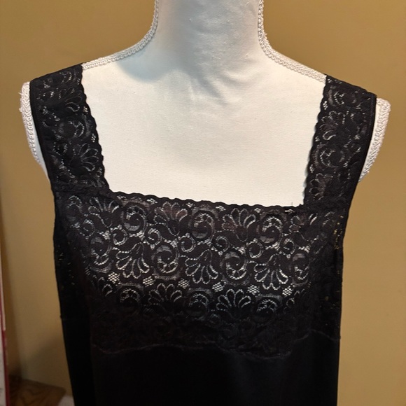 Cato Black Lace Trim Blouse womens size 18/20W - Picture 3 of 5